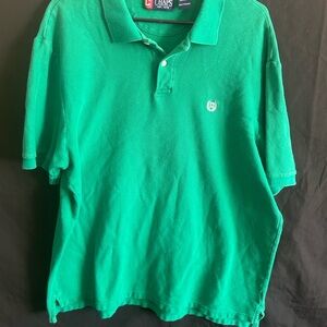 Chaps Green Polo Shirt for Men